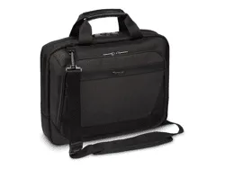 Targus CitySmart Essential Notebook Tasche 12,5-14" schwarz/grau (TBT913GL) - Stylische und praktische Aktentasche für Notebooks von 12,5 bis 14 Zoll, ideal für den täglichen Einsatz mit mehreren Fächern für Zubehör.