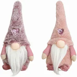 Wichtel In Pink / Rosa Im 2er Set - Textil Wichtel 19 Cm