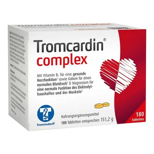 Tromcardin complex 180 St - rezeptfreie Tabletten für Muskel- und Nervenfunktion, 180 Stück von Trommsdorff GmbH Co. KG