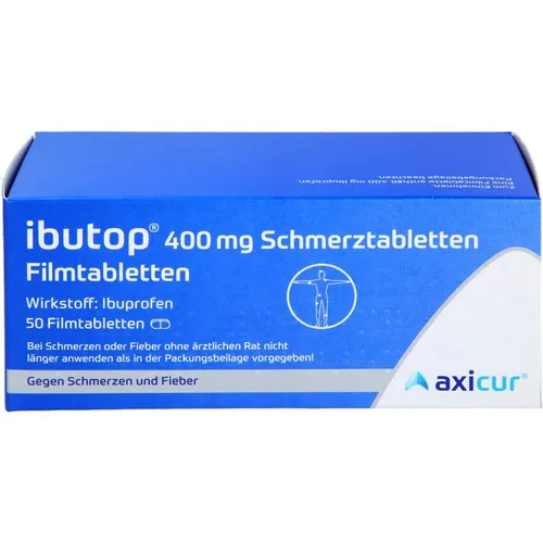 IBUTOP 400 mg Schmerztabletten Filmtabletten 50 St.