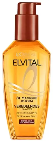 L'Oréal Paris Elvital Öl Magique Jojoba Haaröl 100 ml - Intensive Haarpflege für geschmeidiges Haar. Das Jojoba Haaröl von L'Oréal Paris revitalisiert und glättet trockenes Haar, verleiht ihm ein schönes Finish und einen bezaubernden Duft.