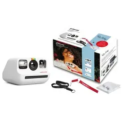 Polaroid GO Gen2 Special Edition Set weiß - Die kompakte Sofortbildkamera - Analogkamera mit integriertem Selfie-Spiegel, Selbstauslöser und Doppelbelichtungsmodi. 30% recycelte Materialien machen sie umweltfreundlich.