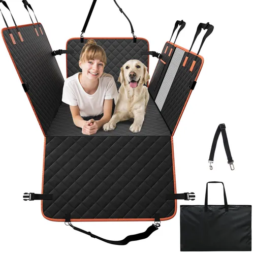 VEVOR Hundedecke Auto - Schondecke für Rückbank 130x70cm - Kategorie: Autoschondecken, schützt Ihre Rückbank vor Schmutz und Haaren, ideal für Reisen mit Ihrem Hund im SUV.