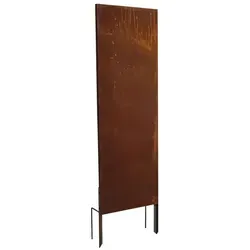 ESTEXO Sichtschutzelement Edelrost 150 cm – Einzigartiger Sichtschutz aus Metall - Dekorative Zäune – Hochwertiges Edelrost Sichtschutzelement, das mit seiner individuellen Rost-Patina für stilvolle Privatsphäre sorgt.