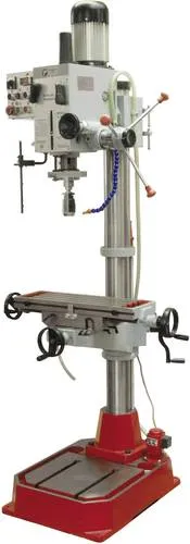 Holzmann Maschinen ZX40PC_400V Säulenbohrmaschine 1500W 400V - Bohrmaschinen mit T-Nuten Führungen für schnelles Fixieren, drehbarem Bohrkopf und automatischer Gewindeschneideeinrichtung – ideal für präzise Arbeiten in der Werkstatt.