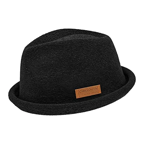CHILLOUTS Tocoa Hat - Pork Pie Hut für Herren und Damen - Klassischer Unisex Pork Pie Hut aus 100% Polyester, crushable und adjustable für perfekten Tragekomfort. Ideal für Sommeraktivitäten und Reisen.