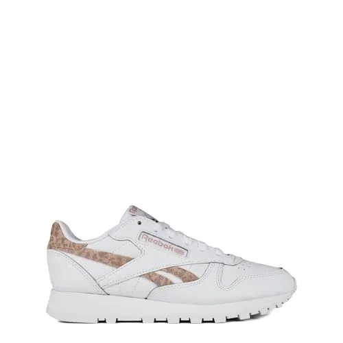 Reebok Damen Klassisches Leder Sneaker - Weiß Ecru, Größe 38 EU - Damen-Sneaker aus klassischem Leder, bieten zeitlosen Stil und hohen Tragekomfort für jeden Anlass.