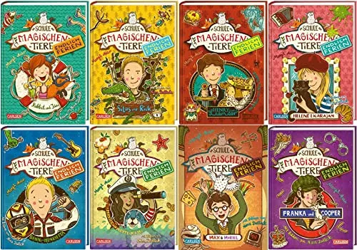 Die Schule der magischen Tiere - Endlich Ferien Band 1-8 mit exklusivem Postkartenset - Bücher: Spannende Abenteuer für Kinder mit 8 Bänden und einem besonderen Postkartenset zum Sammeln und Verschenken.