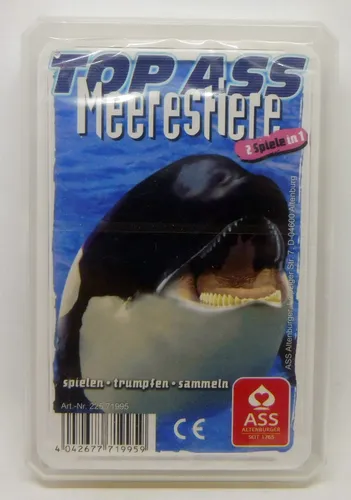 Meerestiere - Wale und Meer... - 2 Spiele in 1 - Top ASS Quartett - NEU