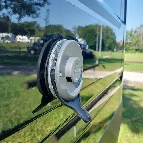 MaJoCompTec® Kondenswasserablauf | Ablauf für Kamindeckel Kaminabdeckung | Zubehör für Abgaskamin der Gas Heizung an Wohnmobil Caravan Kastenwagen (DRIPGUIDE Truma - Alde)