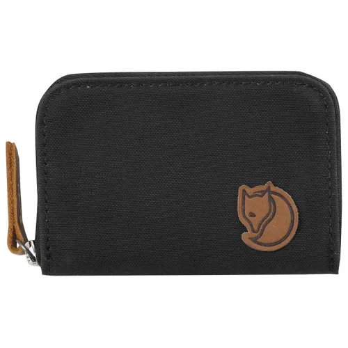 Fjällräven Unisex Zip Card Holder – Praktischer Kartenhalter - Reisegeldbeutel in kompaktem Format für Kreditkarten und Visitenkarten, ideal für Freizeit und Sport. Robustes Design in Grau.