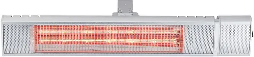 Enders Deckenstrahler Madeira - Elektro Heizpilz mit Fernbedienung - Heizstrahler für Terrasse, liefert sofortige Infrarotwärme mit 3 Leistungseinstellungen (750 W, 1.500 W, 2.000 W) und individuellem Neigungswinkel für optimale Wärmeverteilung.