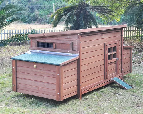 Hühnerhaus Nr. 01 "Winterstall" - Wärmeisolierter 4-Jahreszeiten Hühnerstall - Geflügelhaltung - Ideal für alle Jahreszeiten, bietet optimalen Schutz und Komfort für Ihre Hühner und andere Geflügelarten.