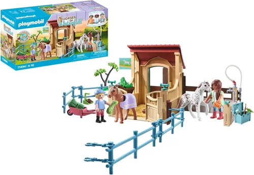 Horses of Waterfall Reitstall 71494 - Kreatives Konstruktionsspielzeug für kleine Reiter und Pferdefans, ideal für stundenlangen Spielspaß