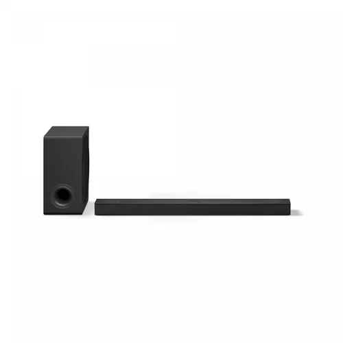 LG S80TY Soundbar, Schwarz – Dolby Atmos für beeindruckenden Klang - Soundbar mit 3.1.3-Soundsystem, Dolby Atmos und AI Room Calibration für ein immersives Audioerlebnis, ideal für Heimkino-Fans.