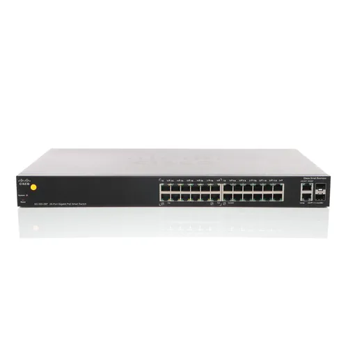 Cisco SG200-26P-EU Switch II - 26-Port Gigabit Switch mit PoE, ideal für professionelle Netzwerklösungen. Robuste Bauweise und einfache Verwaltung für effiziente Netzwerkinfrastruktur.