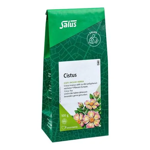 Cistus Kräutertee Bio Salus - Bio Kräutertee mit Cistus, reich an Antioxidantien und ideal zur Unterstützung des Immunsystems, erhältlich in Ihrer Versandapotheke.