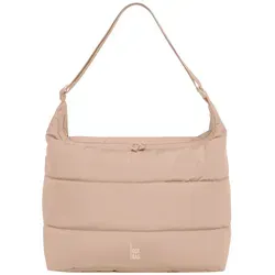 GOT BAG - SQUARE BAG - LARGE - PUFFER - pearl - Nachhaltige Unisex-Tasche aus recycelten Materialien, wasserabweisend und mit 14-Zoll-Laptopfach. Ideal für den täglichen Gebrauch mit praktischem Stauraum und verstellbarem Schultergurt.