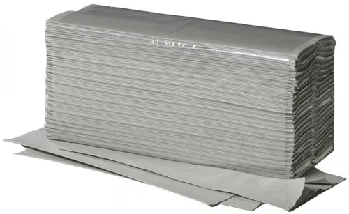 Fripa Handtuchpapier Plus 250 x 230 mm V-Falz - 1-lagiges, naturfarbenes Handtuchpapier, ideal für hygienische Anwendungen in Gastronomie und Büros, 20 x 250 Blatt pro Packung.