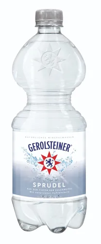 Gerolsteiner Sprudel PET 6 x 1,0 Liter - Erfrischendes Sprudelwasser aus Deutschland, ideal für Durstlöscher und gesunde Ernährung. Perfekt für den täglichen Bedarf!