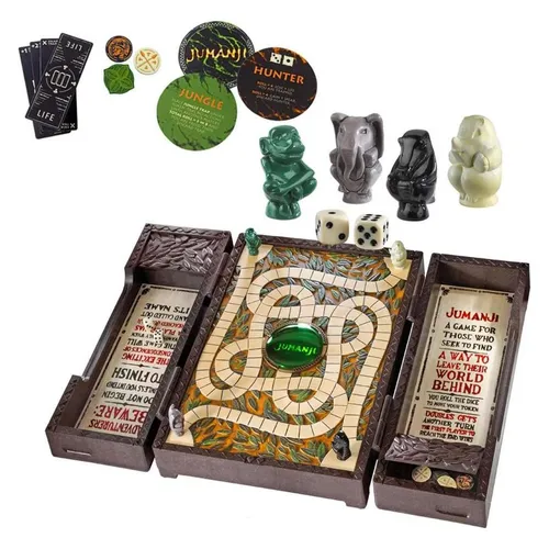 Jumanji - Board Game Collector Replica von The Noble Collection - Gesellschaftsspiel, detailgetreue Sammlerausgabe des klassischen Jumanji-Spiels für Fans und Sammler.