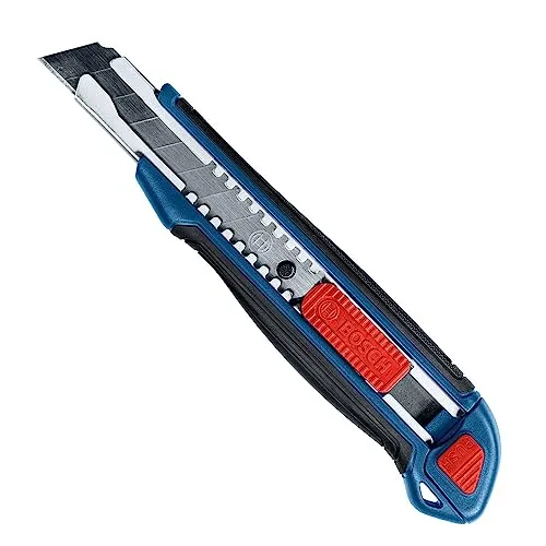 Bosch Professional Cutter-Messer 18mm - Messerklingen für präzise Schnitte, mit hochwertigem Druckgussaluminium für höhere Lebensdauer und Schnittkraft.