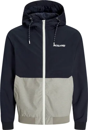 Jack & Jones Blouson JJERUSH HOOD BOMBER NOOS mit Logo Schriftzug - Funktionsjacke in modischem Design, pflegeleicht und schnell trocknend, ideal für den Alltag oder Freizeitaktivitäten.