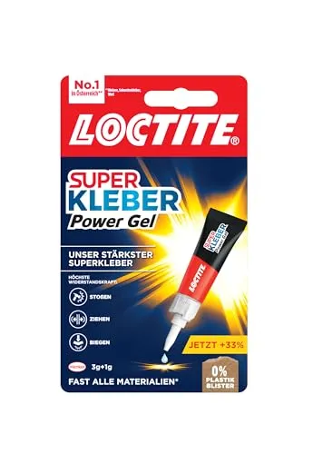 Loctite Superkleber Gel 3g – Starker Halt für Ihre Projekte - Loctite Superkleber Gel in 3g Tube, ideal für präzise Anwendungen. Schnelle und starke Verbindung für verschiedene Materialien.