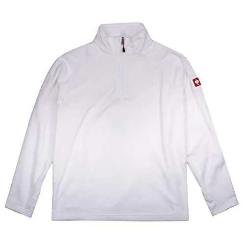 Engelbert Strauss Herren Fleecepullover Troyer dryplexx Micro, Farbe:weiß, Größe:XL