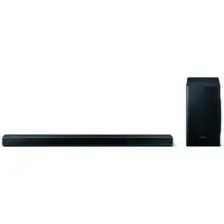 HW-Q70T Soundbar mit Subwoofer - Schwarz - Surround-System mit 3.1.2-Kanal und Dolby Atmos für ein immersives Klangerlebnis. Perfekt abgestimmt für QLED TVs, bietet sie raumfüllenden Sound und einfache Sprachsteuerung mit Alexa.