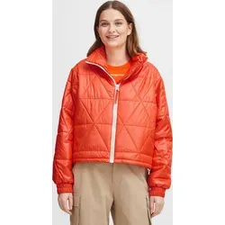 TheJoggConcept Steppjacke JCADA JACKET - Coole Steppjacke in Flame - Funktionsjacken aus 100% recyceltem Polyester, ideal für lässige Outfits und umweltbewusste Fashion-Liebhaber.