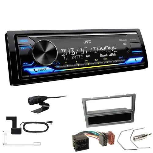 JVC Digital Autoradio Bluetooth DAB+ für Opel Corsa C - Autoradio mit USB, AUX, DAB+ und Bluetooth für Opel Corsa C (2000-2004). Genießen Sie Spotify Control und Sprachsteuerung für ein modernes Musikerlebnis.