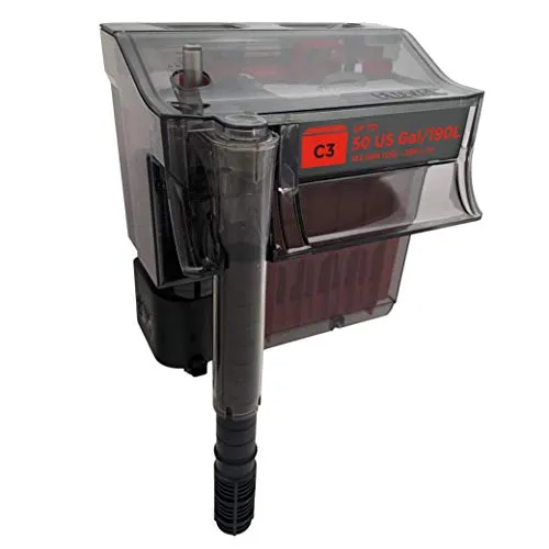 Fluval C3 Clip-On 5-Stufen Aquarienfilter, Außenfilter, 75-190l