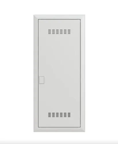Striebel&John Kombiverteiler UK662CV IP30 - Weiß - Installationskleinverteiler mit 5 Reihen und Druckknopf-Tür, ideal für sichere und platzsparende Elektroinstallationen.