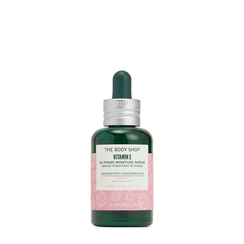 The Body Shop Nachtcreme VITAMIN E Serum-in-Öl 30ml - Nachtcreme für intensive Feuchtigkeit und Hautschutz mit Vitamin E, ideal für erholsame Nächte und strahlende Haut am Morgen.