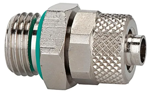 Riegler Gerade Einschraubverschraubung, FKM O-Ring, G1/4 a., Schlauch 8/6