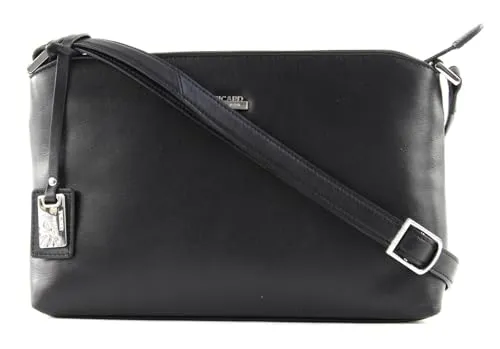 Picard Really Umhängetasche Leder 26 cm schwarz 8562-929-001 - Handtaschen aus hochwertigem Leder, klassisches Design mit mehreren Fächern für optimale Organisation und sichere Aufbewahrung von Wertsachen.