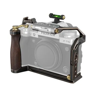 SmallRig 3870 Retro Cage für Fujifilm X-T5 - Video Zubehör für Fujifilm X-T5, bietet optimalen Schutz und vielseitige Montagemöglichkeiten für kreative Videoproduktionen.