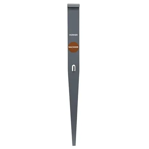 bellissa - Bodenanker-Fixierung für Rasenkanten Cortenstahl Höhe 20 cm einzeln - Robuster Erdanker für zusätzliche Stabilisierung von Beetabgrenzungen & -einfassungen - Erdspieß für Beetbegrenzung