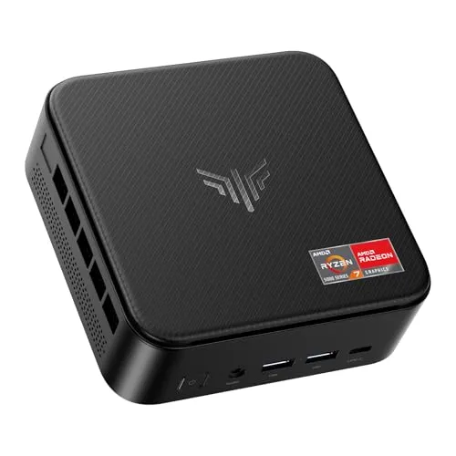 NiPoGi AM02 Mini PC - Kompakter Hochleistungs-PC - PC Desktops & All-in-Ones mit Windows 11 Pro, AMD Ryzen 3750H, 16GB RAM und 512GB SSD für blitzschnelle Leistung und effizientes Multitasking.