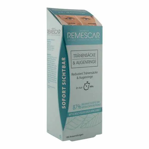 Remescar Tränensäcke und Augenringe Augencreme 8 ml - effektive Augenpflege gegen Schwellungen und dunkle Ringe, ideal für einen frischen Blick