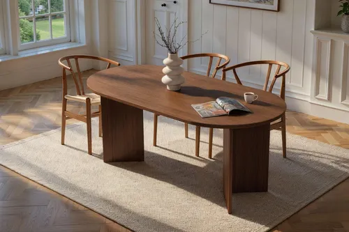 Eleganter Esstisch aus Walnuss, 180 x 75 x 89,5 cm | 100% melaminbeschichtete Spanplatte, 25 mm dick - Hochwertiger Esstisch aus 100% melaminbeschichtetem Material, widerstandsfähig gegen Kratzer und Flecken. Mit einer Breite von 180 cm bietet er ausreichend Platz für Familie und Freunde bei gemeinsamen Mahlzeiten.