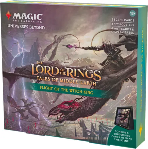 Magic the Gathering - The Lord of the Rings: Tales of Middle-earth Scene Box - Belletristik - Enthält 6 Foilkarten und 3 Set-Booster für ein einzigartiges Spielerlebnis in der Welt von Mittelerde.