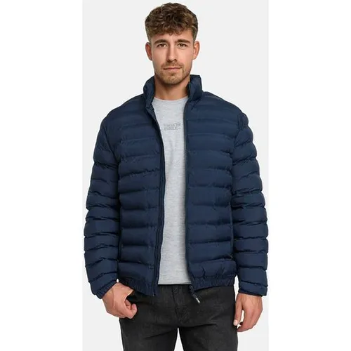Indicode Steppjacke Herren INBjarne – Leichte Steppjacke in Daunen-Optik Blau XXL (58) - Vielseitige Steppjacke für Herren im Casual-Stil, ideal für die Übergangszeit. Pflegeleicht und mit elastischen Bündchen für optimalen Tragekomfort.