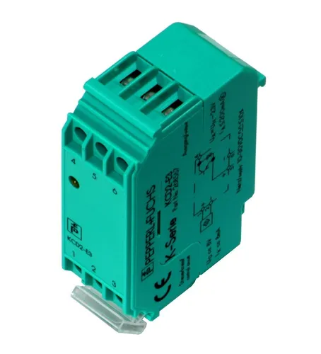 Pepperl+Fuchs 268567 Endstufenklemme KCD2-E3 - Zuverlässige Schaltlösung - Sonstige Elektroinstallationsartikel mit Betriebsspannung von 10 bis 30 V DC, ideal für NAMUR-Sensoren und hohe Schaltfrequenzen bis 1 kHz.