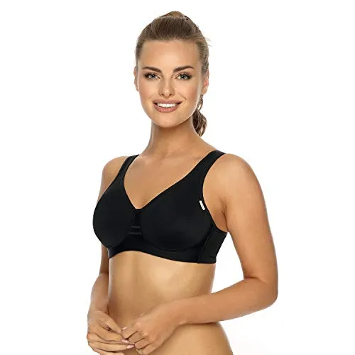 VIANIA! Wellness BH Sport-BH 14750 CoolQuick Middle Function Farbe Schwarz, Größe:90, Cup:D