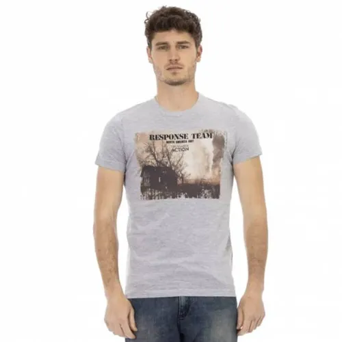 TRUSSARDI Action Herren Wild Side T-Shirt Grau 2AT03D013 170269032-170268953