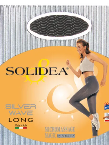 Silver Wave Long Ne Ml Leggings - Leggings für Damen, schmelzen Sie die Auswirkungen von Cellulite mit super schlankmachendem 3D-Wellenstoff, ideal für körperliche Aktivitäten.