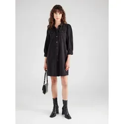 ONLY Damen Onlfelica DNM Dress Noos Kleid - Washed Black - Freizeitkleider für Damen, hergestellt aus recycelter Baumwolle für umweltbewusste Mode und nachhaltigen Stil.