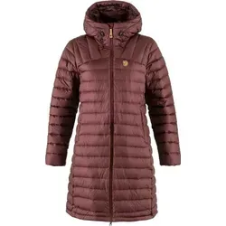 Fjällräven Snow Flake Parka Women Port (S) - Jacke für trockenes, kaltes Wetter mit 800 CUIN Gänsedaunenfüllung, leicht und packbar. Perfekt für Outdooraktivitäten und bietet optimalen Schutz durch Sturmkapuze und hohen Kragen.